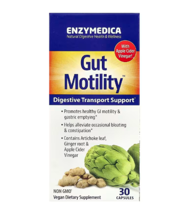 Enzymedica, Gut Motility™, Digestive Transport Support, 30 Capsules