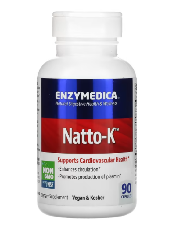 Enzymedica, Natto-K, 90 Capsules