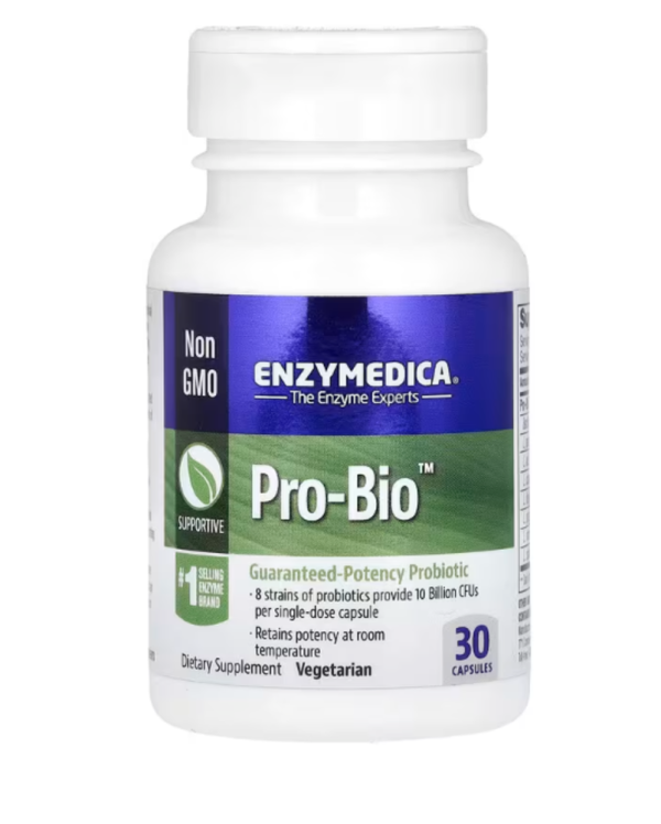Enzymedica, Pro Bio, Guaranteed Potency Probiotic, 30 Capsules