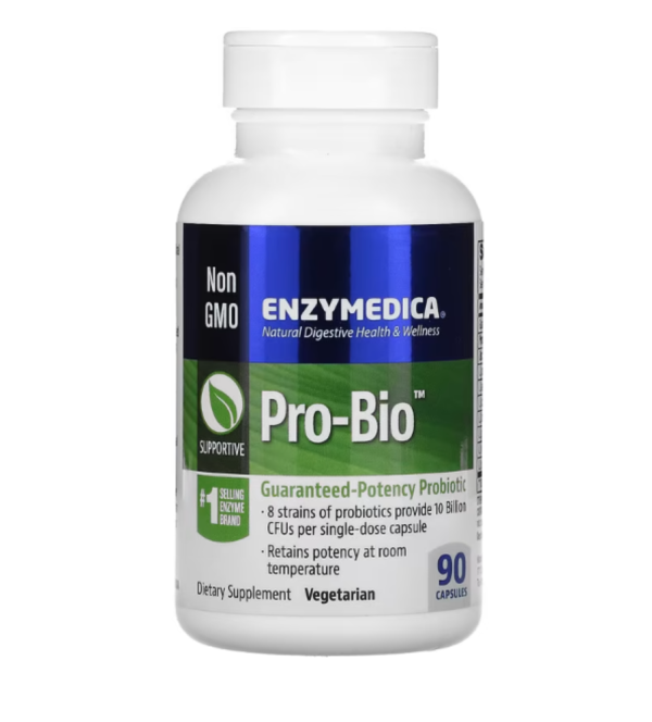 Enzymedica, Pro-Bio, Guaranteed Potency Probiotic, 90 Capsules