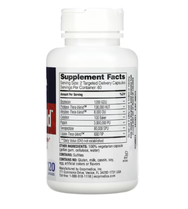 Enzymedica, Repair Gold, Muscle, Tissue, and Joint Function, 120 Capsules