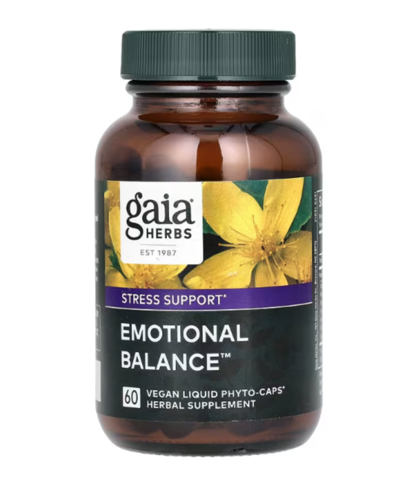 Gaia Herbs, Emotional Balance, 60 Vegan Liquid Phyto-Caps