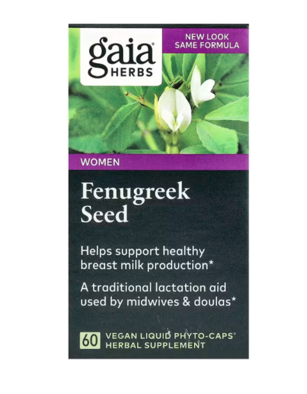 Gaia Herbs, Fenugreek Seed for Women, 60 Vegan Liquid Phyto-Caps
