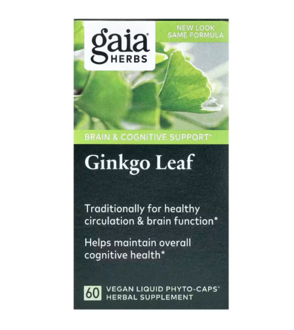 Gaia Herbs, Ginkgo Leaf, 60 Veggie Liquid Phyto-Caps