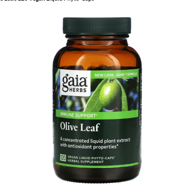 Gaia Herbs, Olive Leaf, 120 Vegetarian Liquid Phyto-Caps