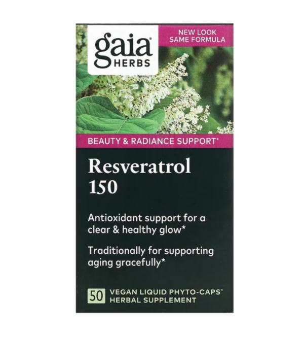 Gaia Herbs, Resveratrol 150, 50 Vegan Liquid Phyto-Caps