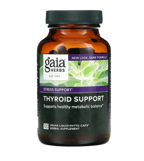 Gaia Herbs, Thyroid Support, 120 Vegan Liquid Phyto-Caps