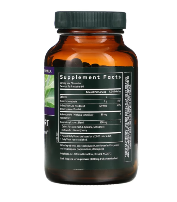 Gaia Herbs, Thyroid Support, 120 Vegan Liquid Phyto-Caps