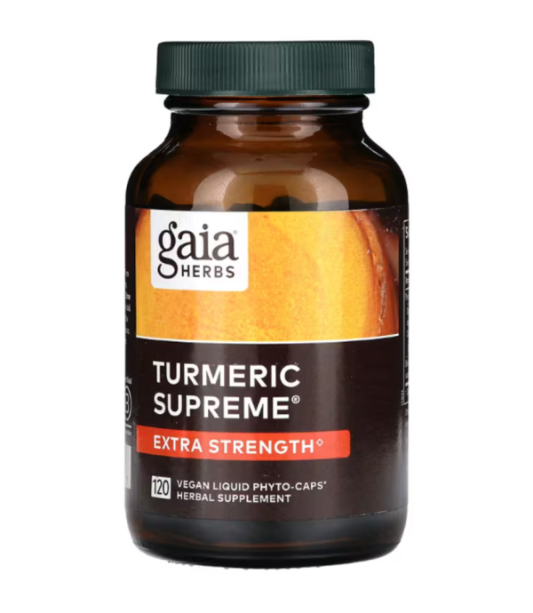 Gaia Herbs, Turmeric Supreme, Extra Strength, 120 Vegan Liquid Phyto-Caps