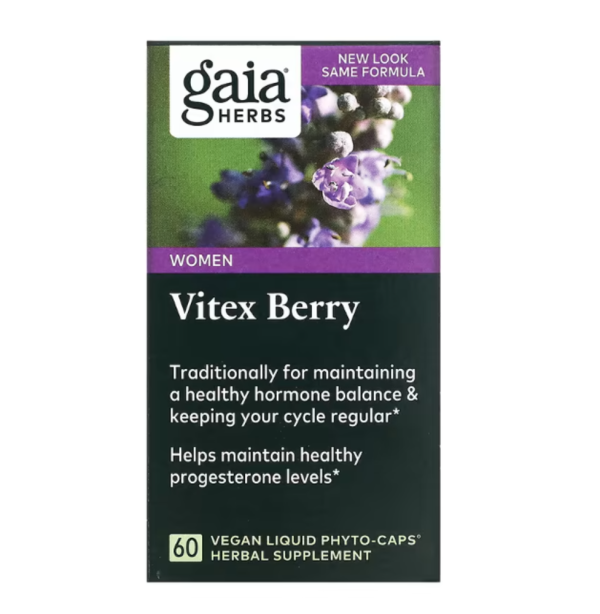 Gaia Herbs, Vitex Berry for Women, 60 Vegan Liquid Phyto-Caps