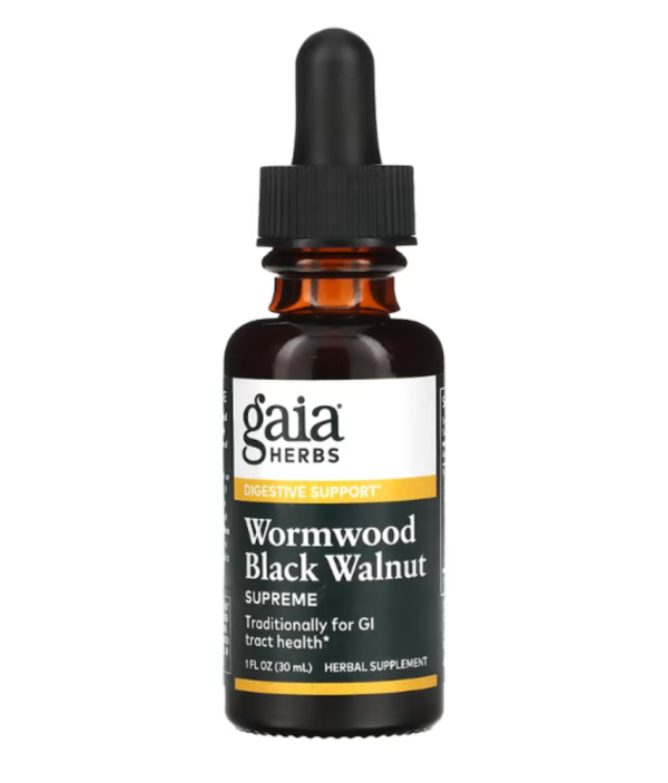 Gaia Herbs, Wormwood Black Walnut Supreme, 1 fl oz (30 ml)