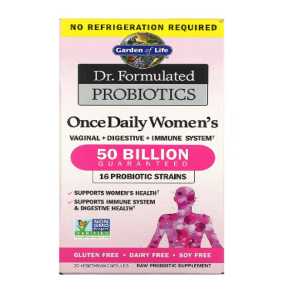 Garden of Life, Dr. Formulated Probiotics, Once Daily Women's, 50 Billion, 30 Vegetarian Capsules