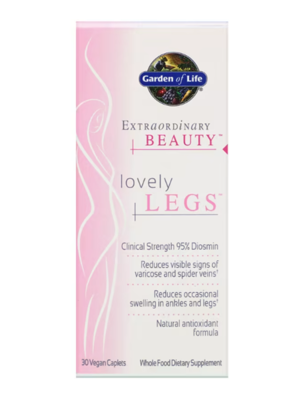 Garden of Life, Extraordinary Beauty, Lovely Legs, 30 Vegan Caplets