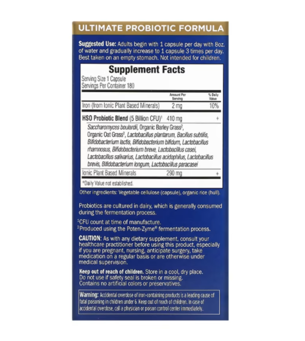 Garden of Life, Primal Defense, Ultra, Ultimate Probiotic Formula, 180 UltraZorbe Vegetarian Capsules