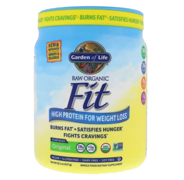 Garden of Life, RAW Organic Fit, High Protein for Weight Loss, Original, 15.1 oz (427 g)