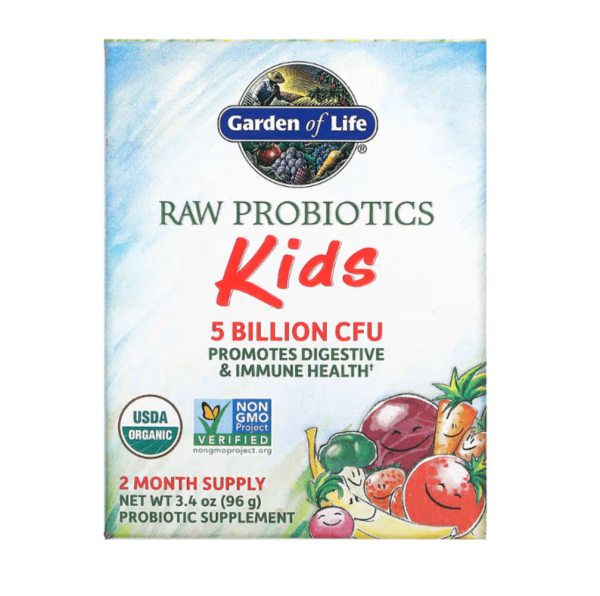 Garden of Life, RAW Probiotics, Kids, 5 Billion CFU, 3.4 oz (96 g)