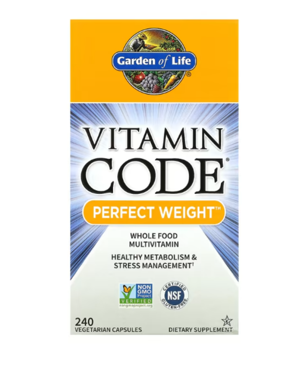 Garden of Life, Vitamin Code, Perfect Weight, 240 Vegetarian Capsules