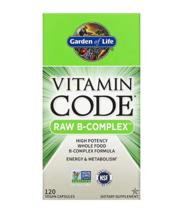 Garden of Life, Vitamin Code, RAW B-Complex, 120 Vegan Capsules