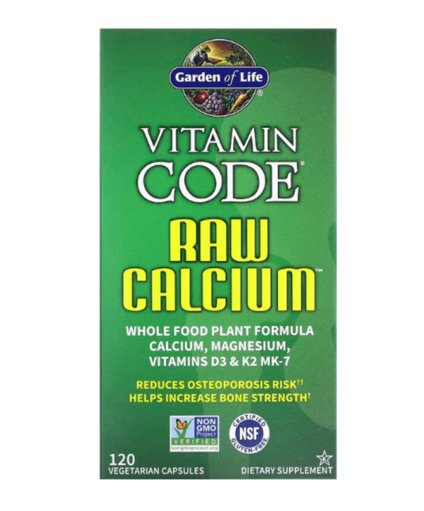 Garden of Life, Vitamin Code, RAW Calcium, 120 Vegetarian Capsules