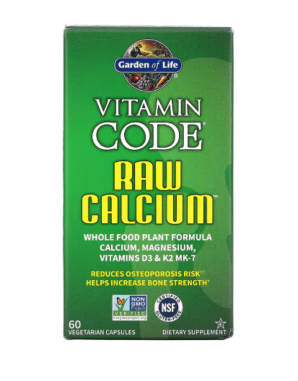 Garden of Life, Vitamin Code, RAW Calcium, 60 Vegetarian Capsules