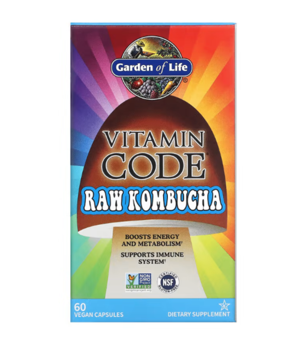 Garden of Life, Vitamin Code, RAW Kombucha, 60 Vegan Capsules