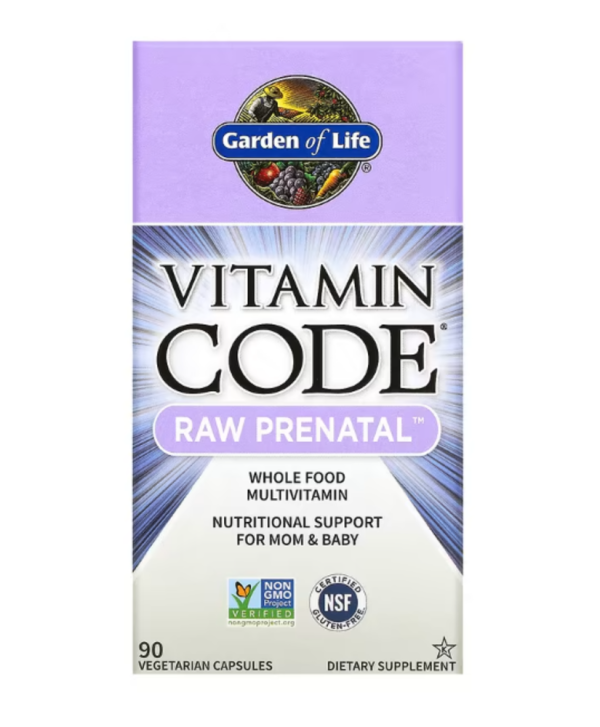 Garden of Life, Vitamin Code, RAW Prenatal, 90 Vegetarian Capsules
