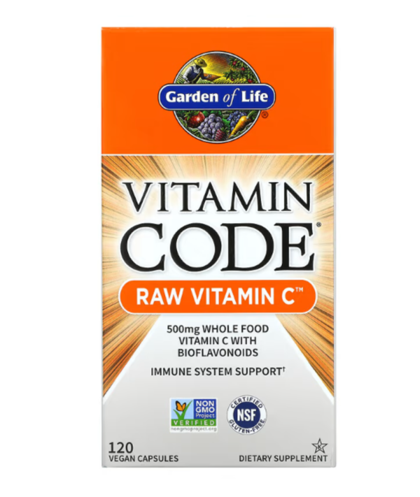 Garden of Life, Vitamin Code, RAW Vitamin C, 120 Vegan Capsules
