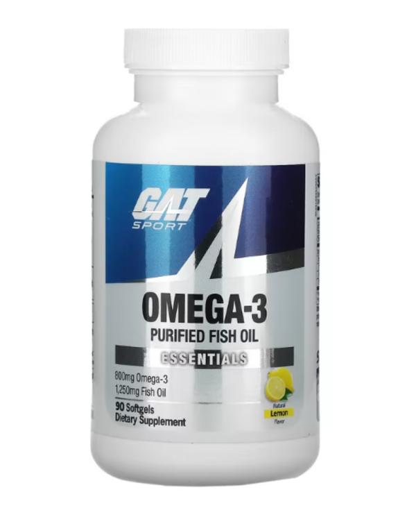 GAT, Omega-3, Lemon, 90 Softgels