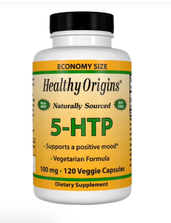 Healthy Origins, 5-HTP, 100 mg, 120 Veggie Capsules