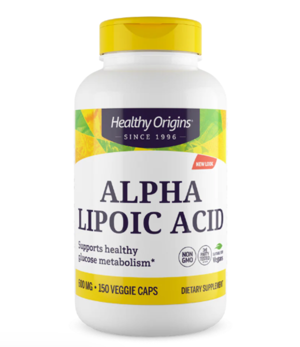 Healthy Origins Alpha Lipoic Acid  600 mg - 150 Capsules