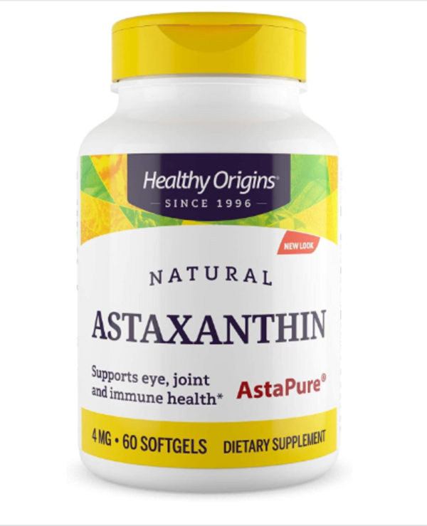 Healthy Origins, Astaxanthin, 4 mg, 60 Softgels