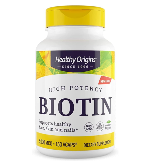 Healthy Origins Biotin - 5000 mcg - 150 Vcaps
