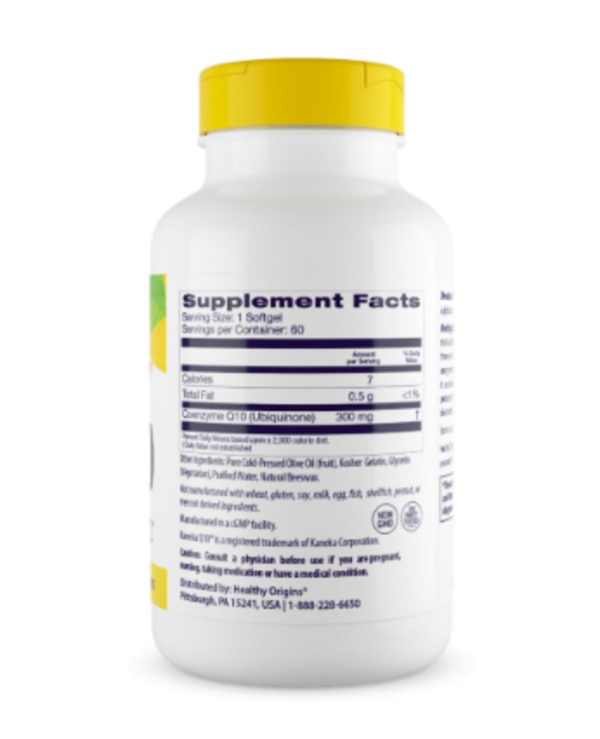 Healthy Origins CoQ10 -300 mg - 60 Softgels