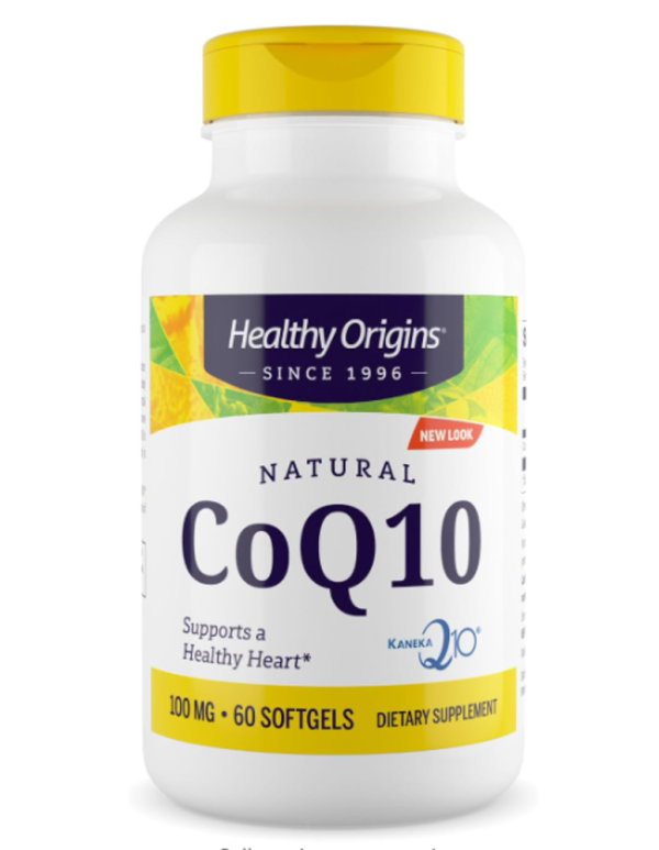 Healthy Origins, CoQ10, Kaneka Q10, 100 mg, 60 Softgels