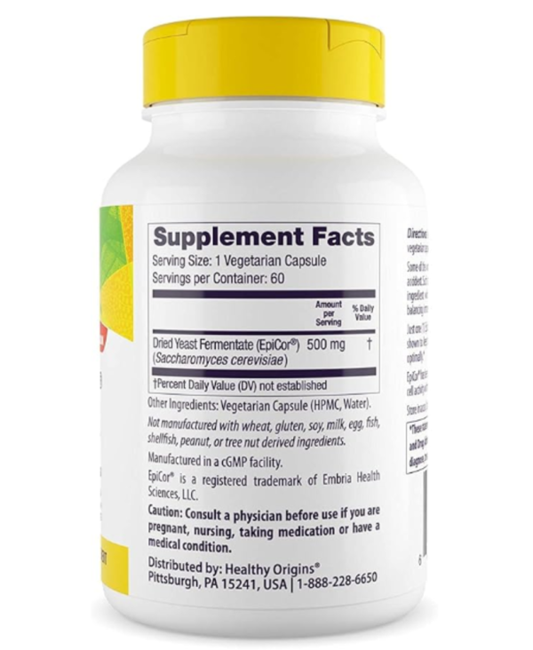 Healthy Origins, EpiCor, 500 mg, 60 Veggie Caps