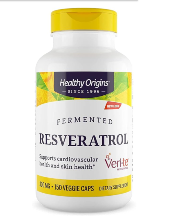 Healthy Origins Fermented Resveratrol  300 mg - 150 Veggie Caps