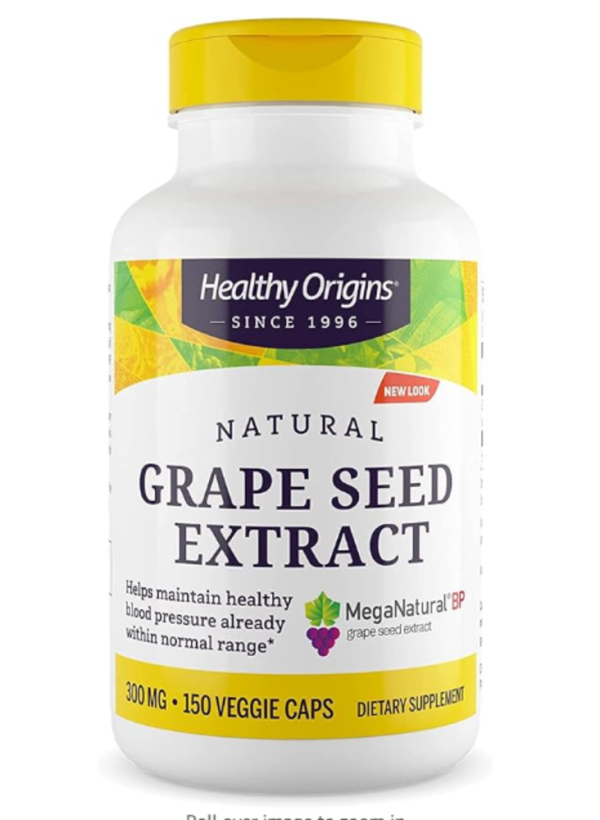 Healthy Origins Mega Natural®-BP Grape Seed Extract 300 mg - 150 Veggie Caps