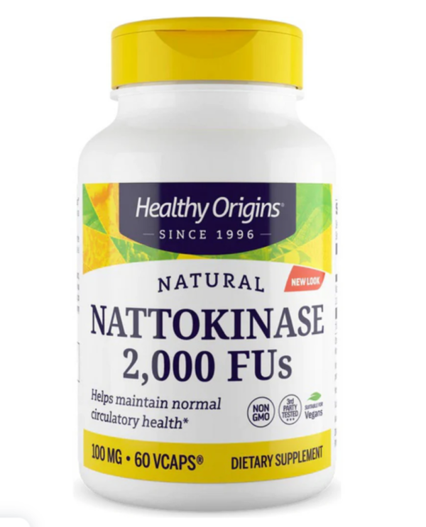 Healthy Origins Nattokinase 2000 FUs -- 100 mg - 60 Vcaps®