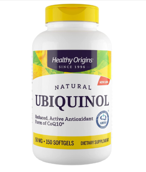 Healthy Origins Natural Ubiquinol -- 50 mg - 150 Softgels
