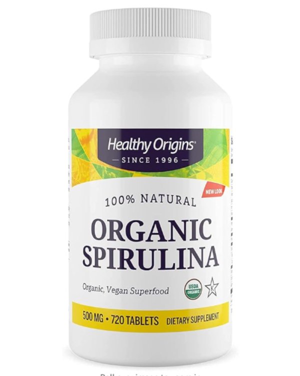 Healthy Origins, Organic Spirulina, 500 mg, 720 Tablets