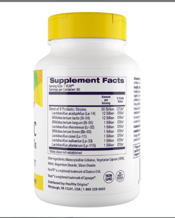 Healthy Origins, Probiotic, 30 Billion CFU's, 60 Vcaps