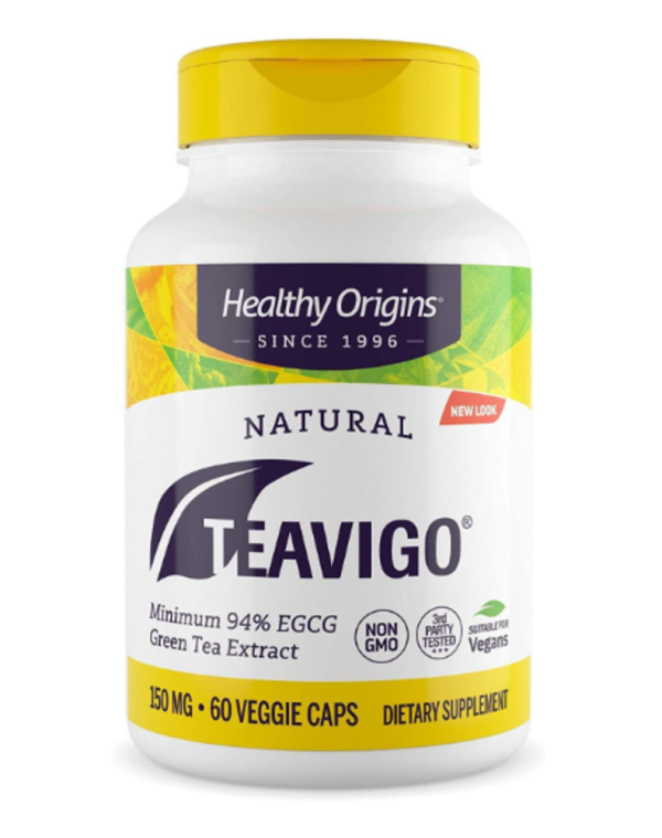 Healthy Origins, Teavigo, Caffeine Free, 150 mg, 60 Veggie Capsules