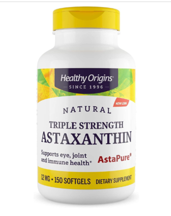 Healthy Origins, Triple Strength Astaxanthin, 12 mg, 150 Softgels