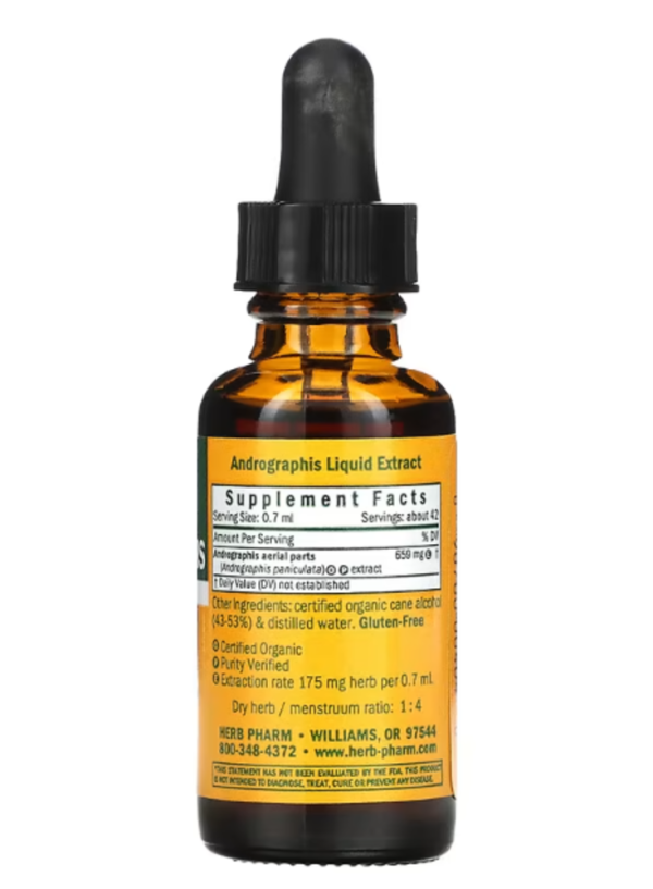 Herb Pharm, Andrographis, 1 fl oz (30 ml)