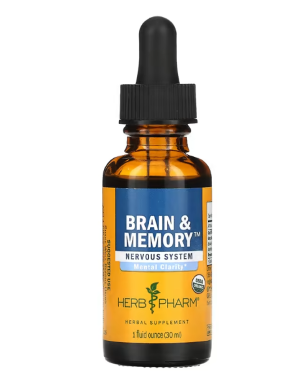 Herb Pharm, Brain & Memory, Nervous System, 1 fl oz (30 ml)