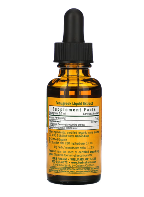 Herb Pharm, Fenugreek, 1 fl oz (30 ml)