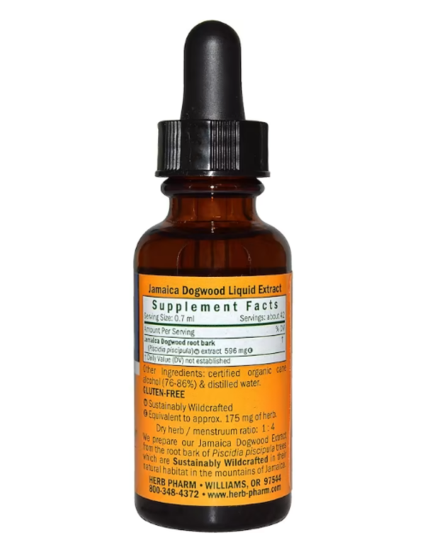 Herb Pharm, Jamaica Dogwood, 1 fl oz (30 ml)