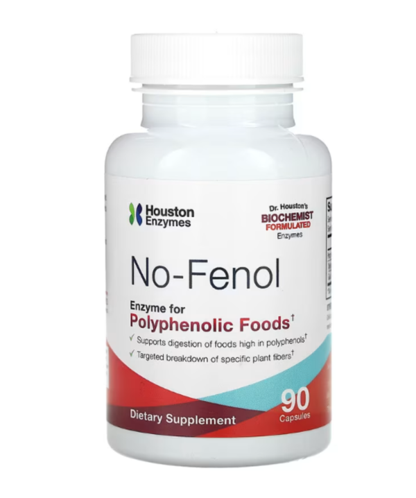 Houston Enzymes, No-Fenol, 90 Capsules