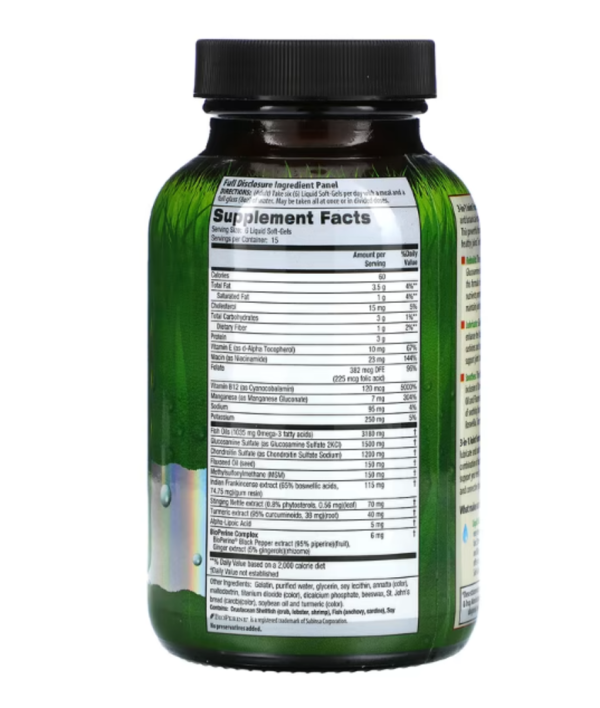 Irwin Naturals, 3-in-1 Joint Formula, 90 Liquid Soft-Gels