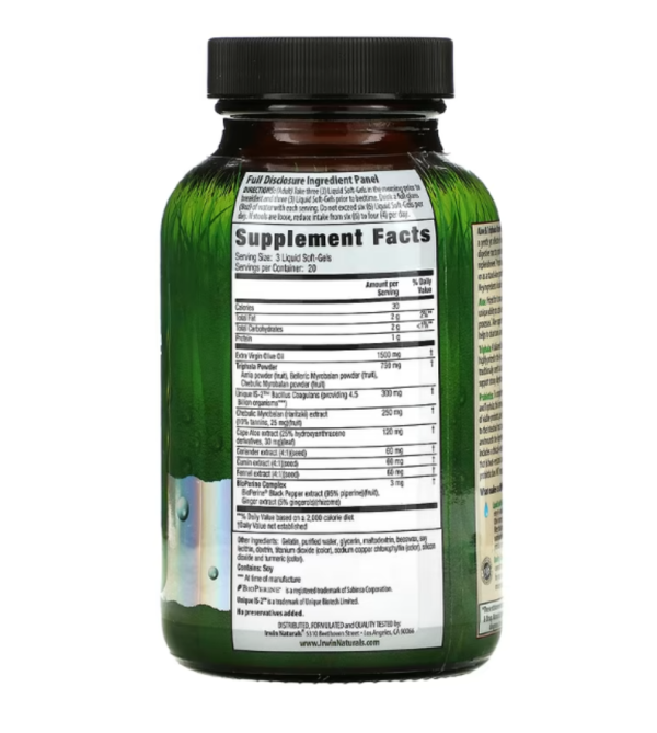 Irwin Naturals, Aloe & Triphala Active-Cleanse and Probiotics, 60 Liquid Soft-Gels